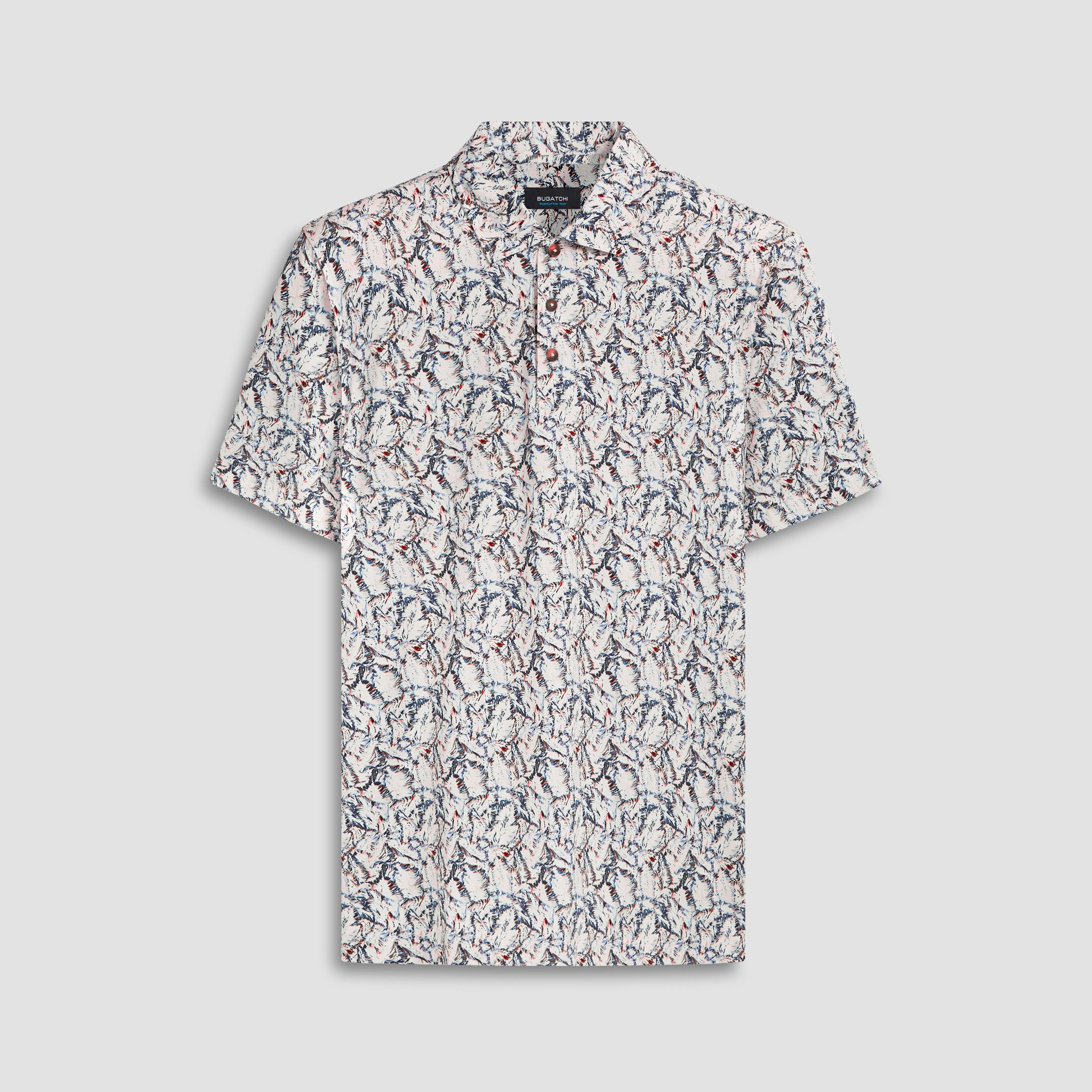 Victor Abstract Print OoohCotton Polo