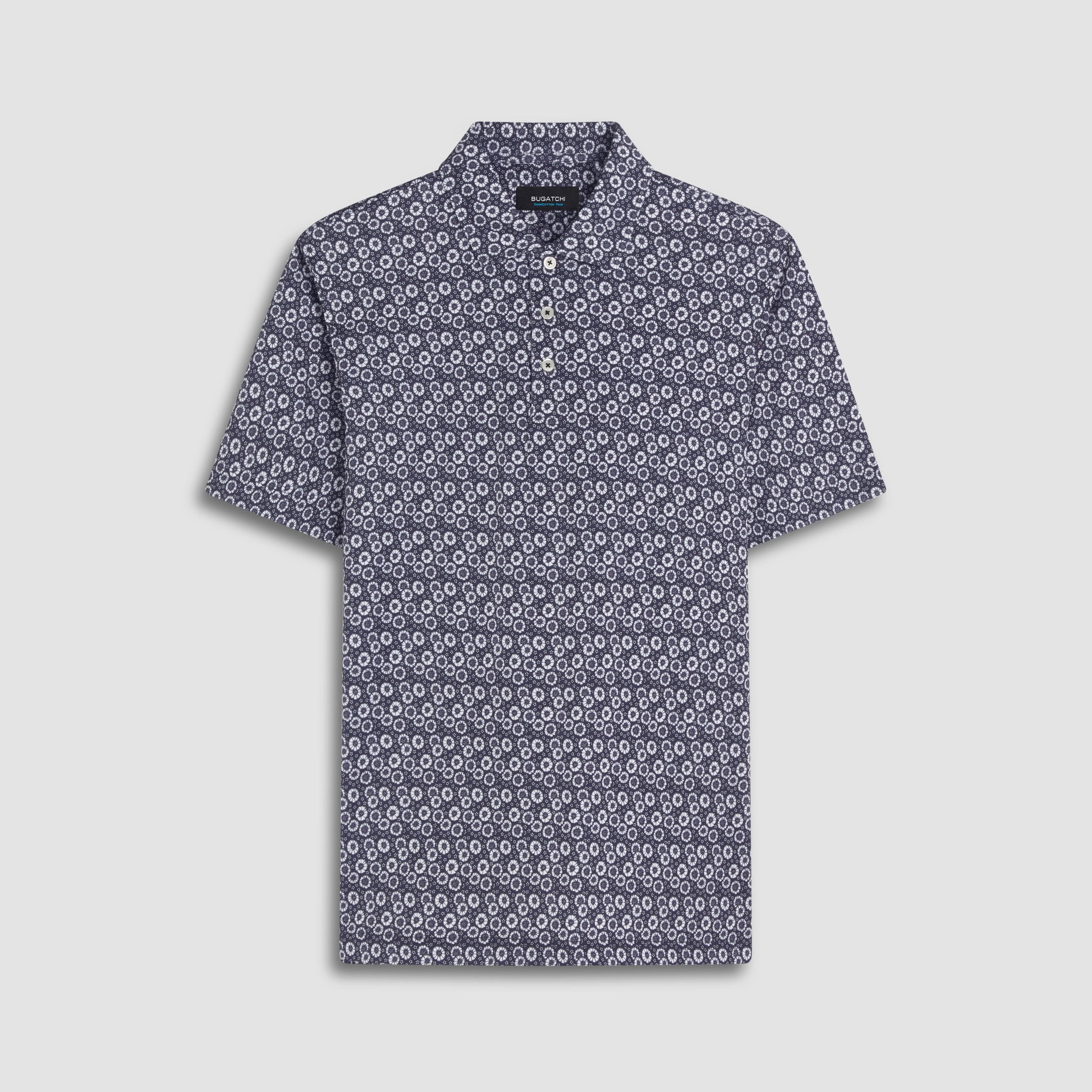 Victor Floral Print OoohCotton Polo
