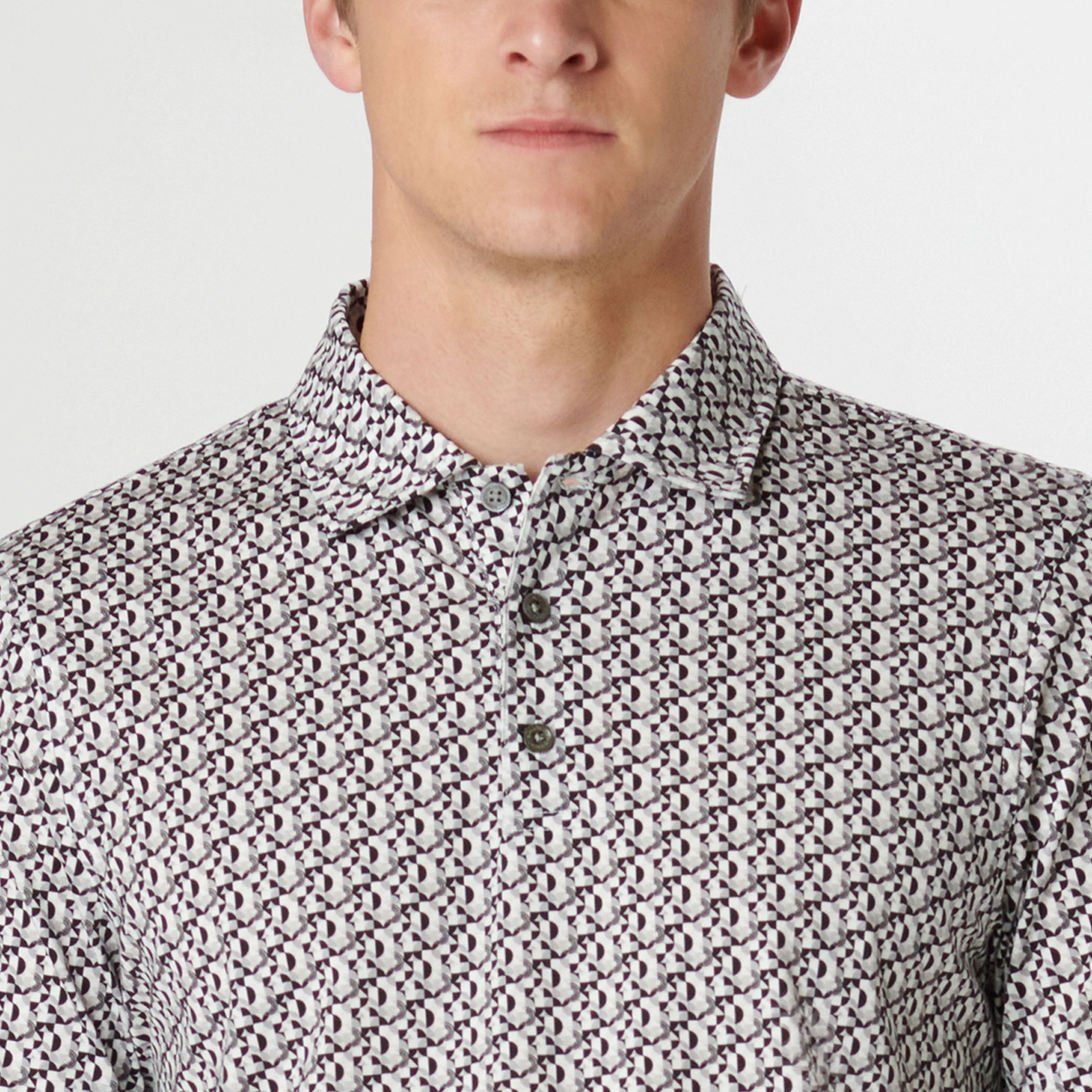Victor Geometric OoohCotton Polo