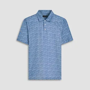 Victor Leaf Print OoohCotton Polo