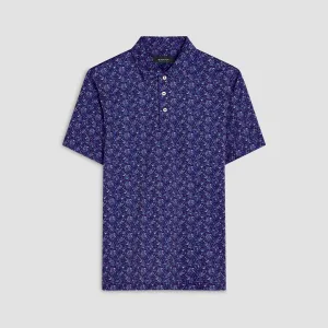 Victor Leaf Print OoohCotton Polo