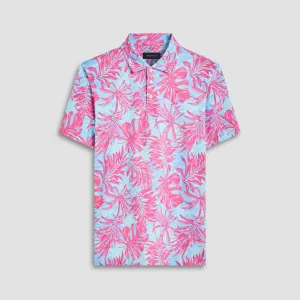 Victor Leaf Print OoohCotton Polo