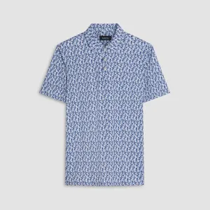 Victor Leaf Print OoohCotton Polo