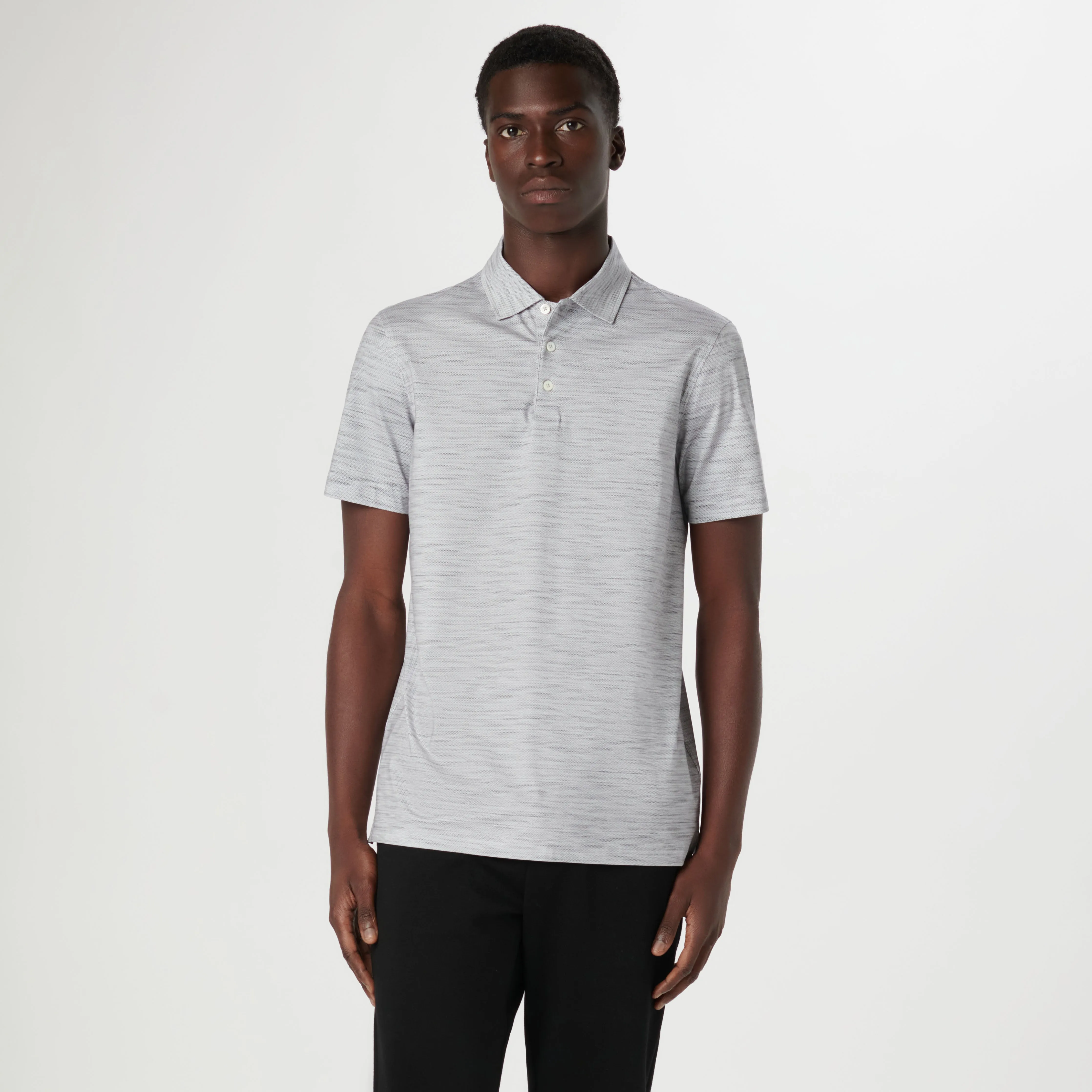 Victor Stitch Print OoohCotton Polo