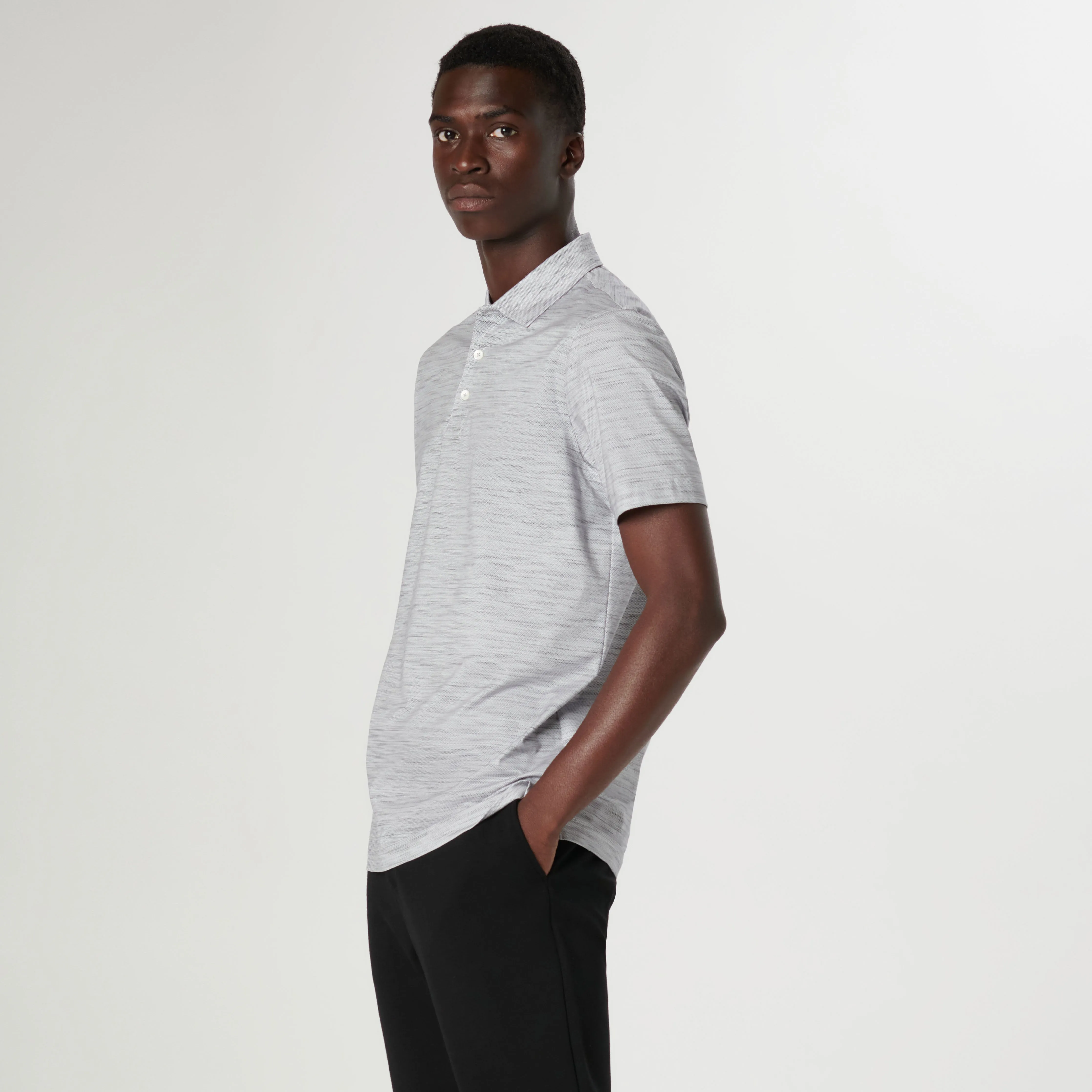 Victor Stitch Print OoohCotton Polo