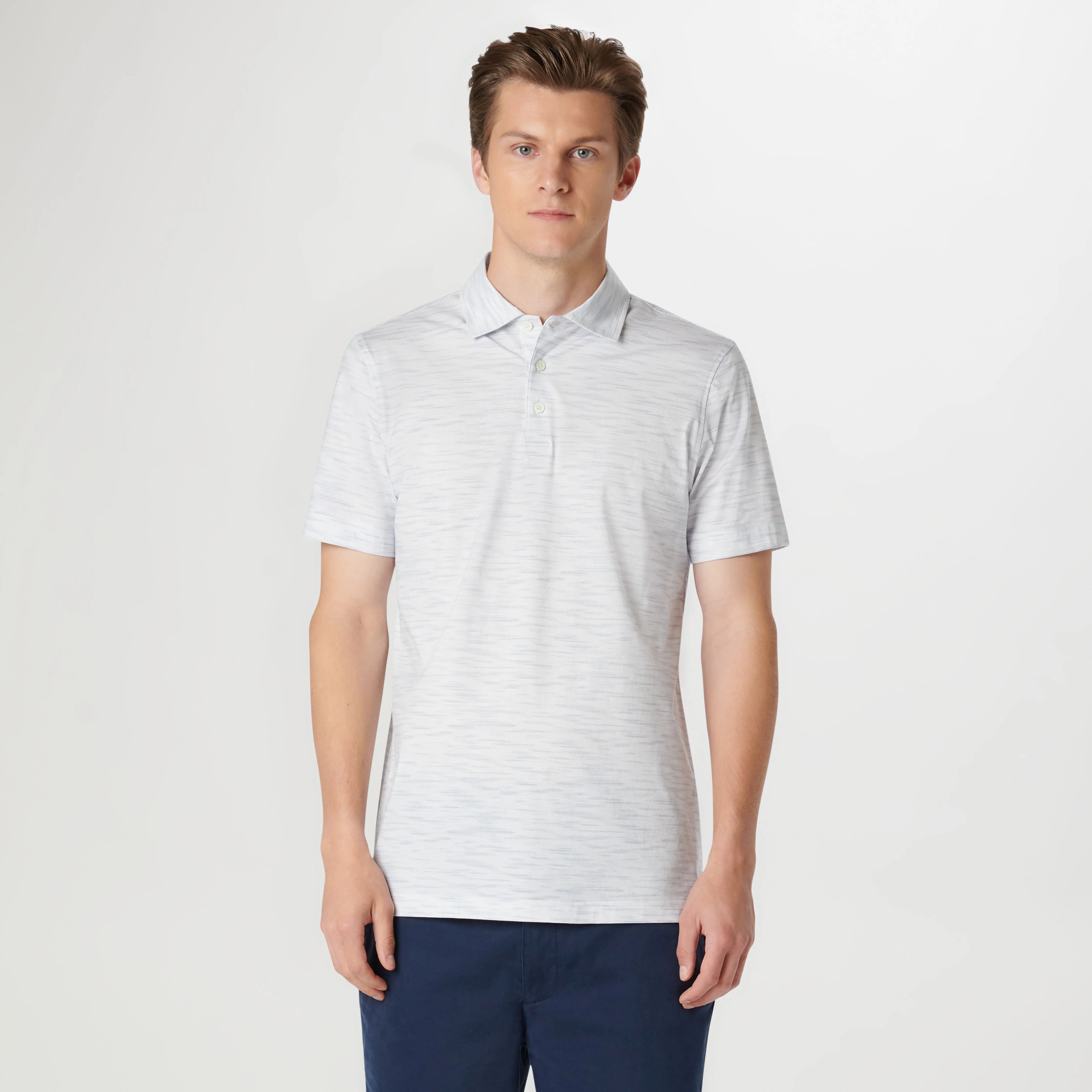 Victor Stitch Print OoohCotton Polo