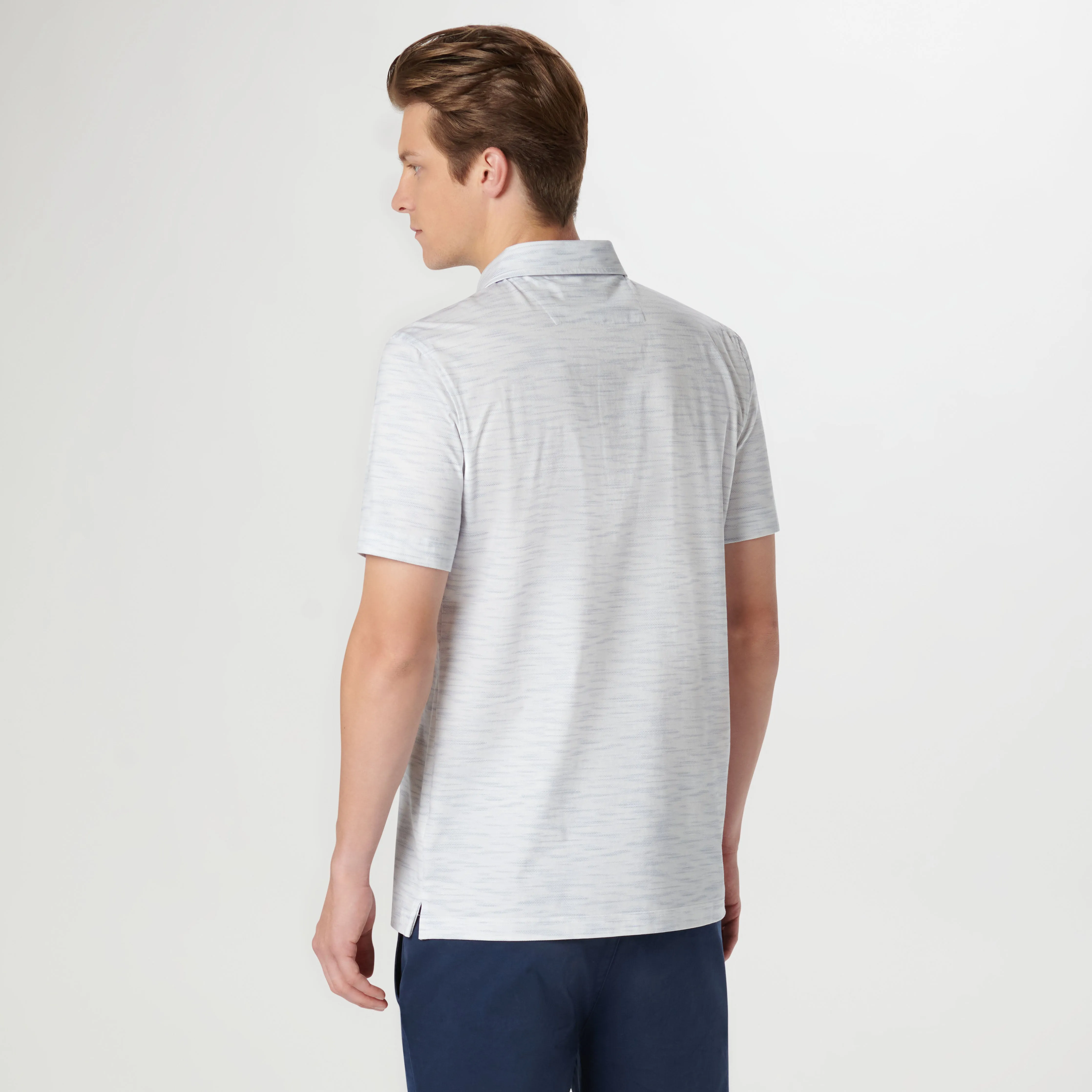 Victor Stitch Print OoohCotton Polo