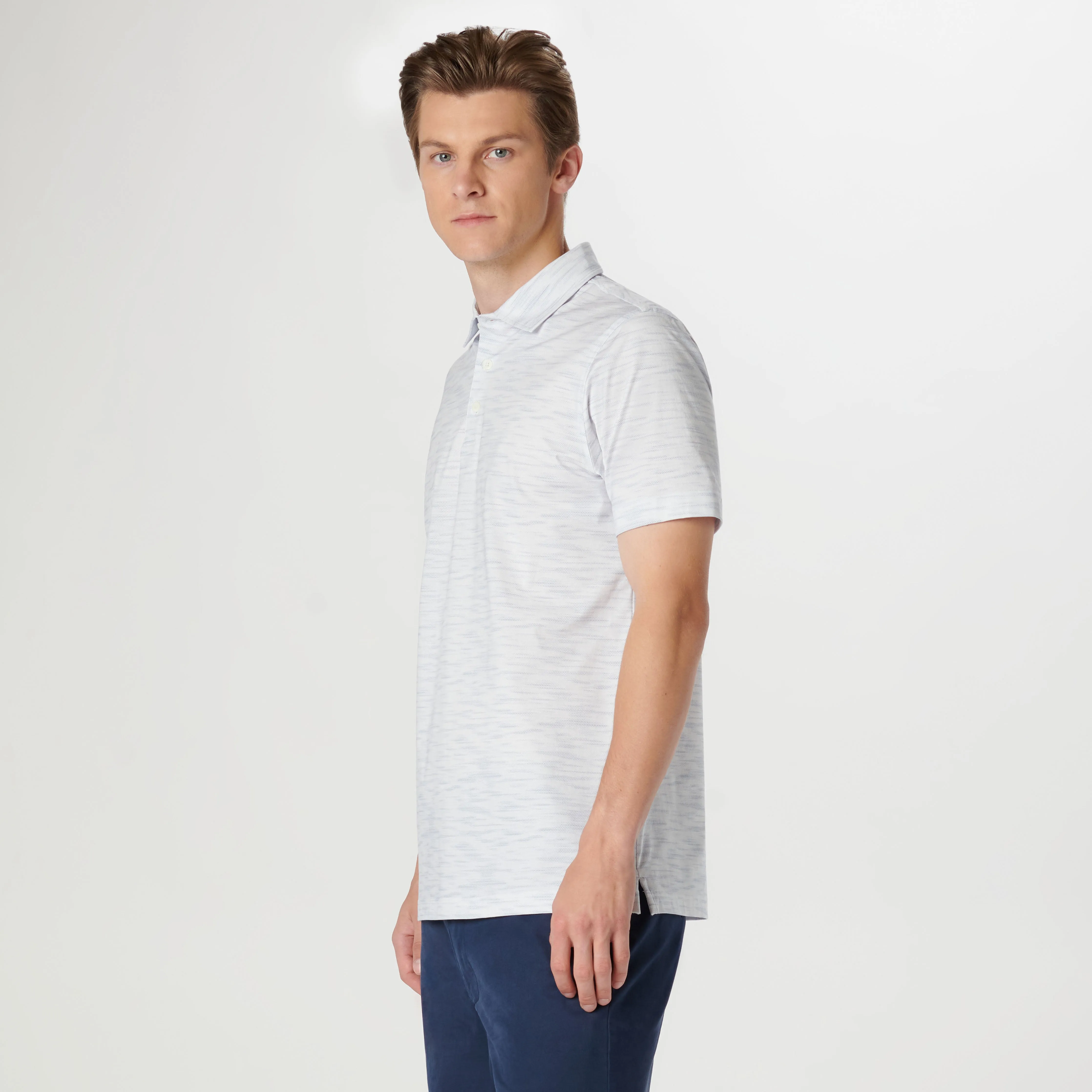 Victor Stitch Print OoohCotton Polo