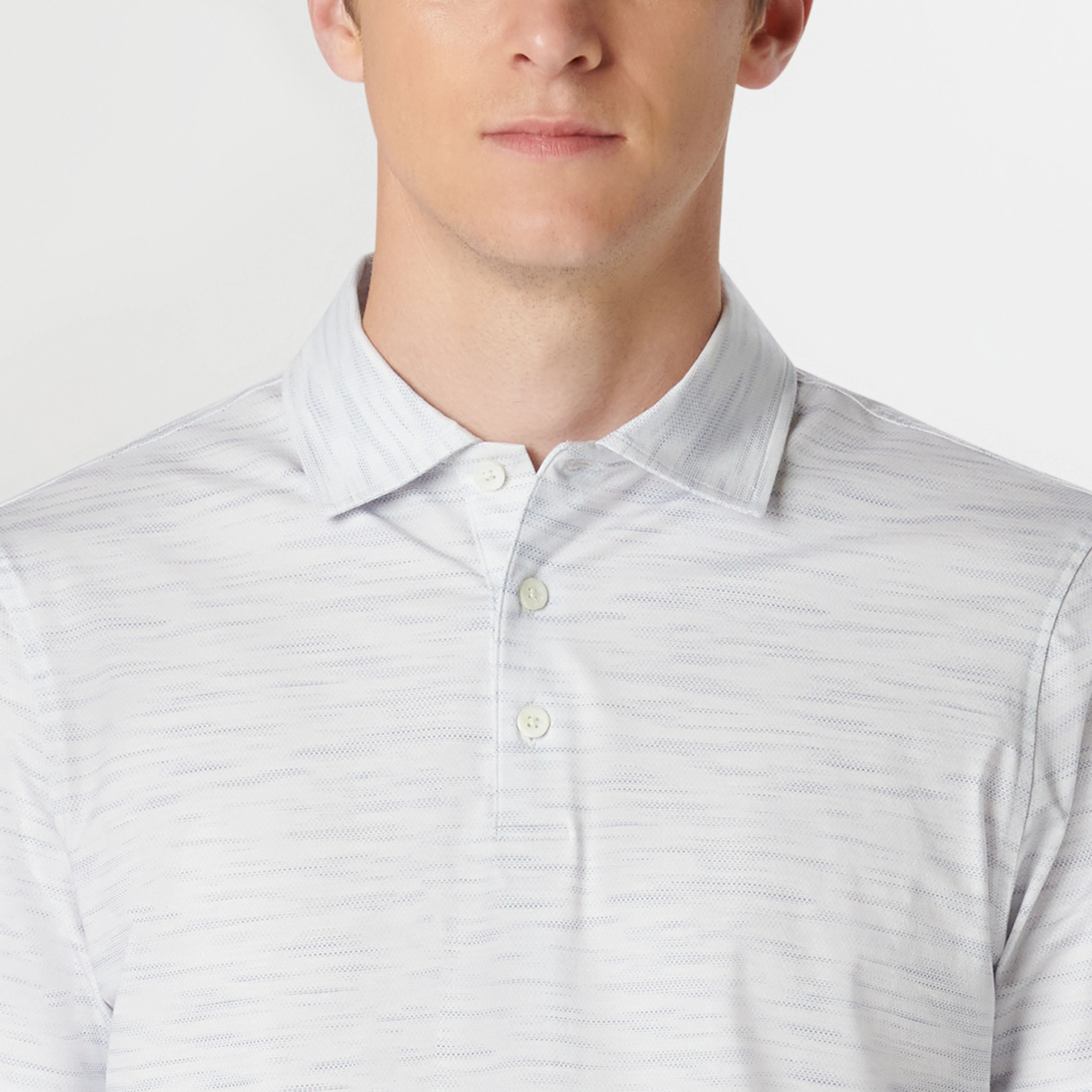 Victor Stitch Print OoohCotton Polo