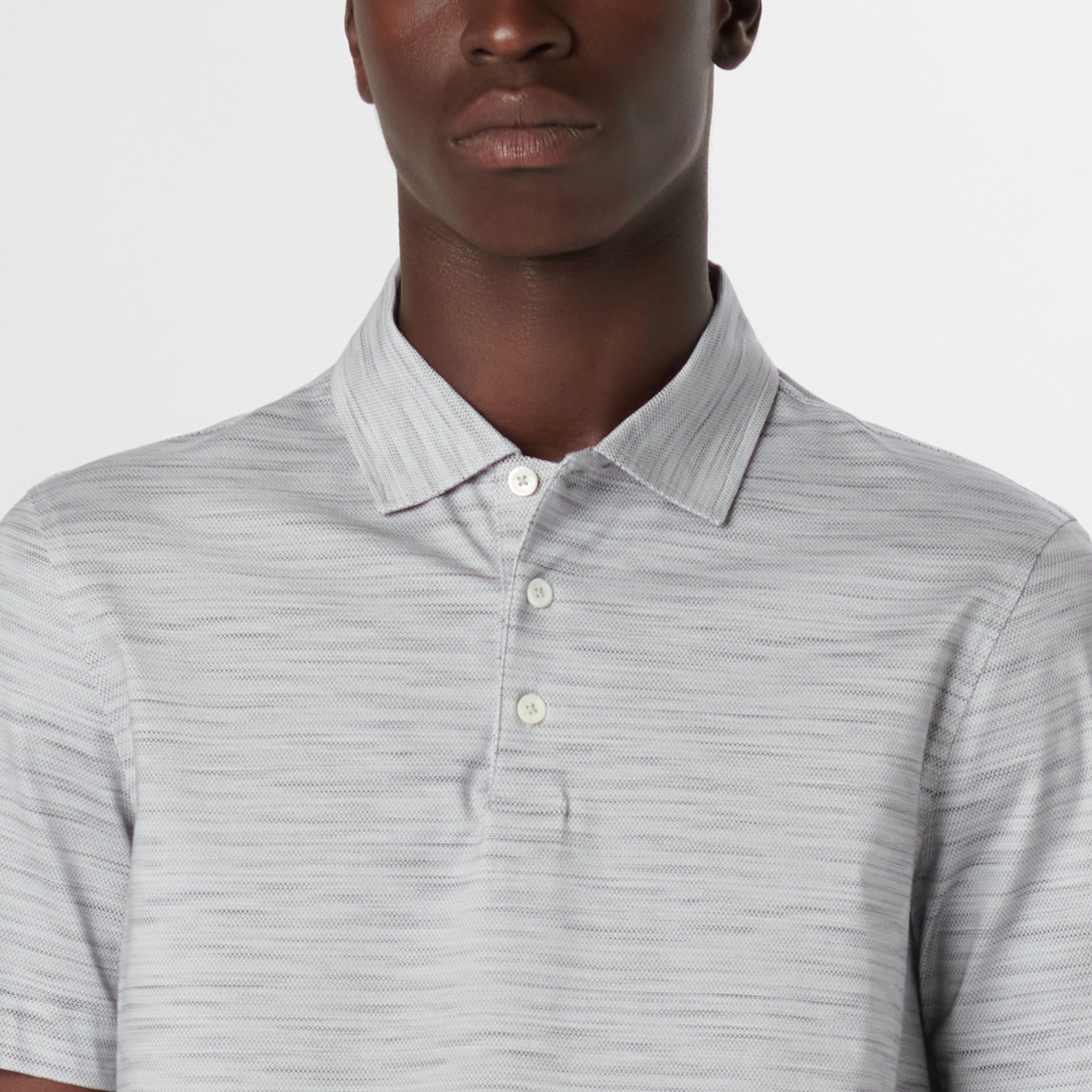 Victor Stitch Print OoohCotton Polo