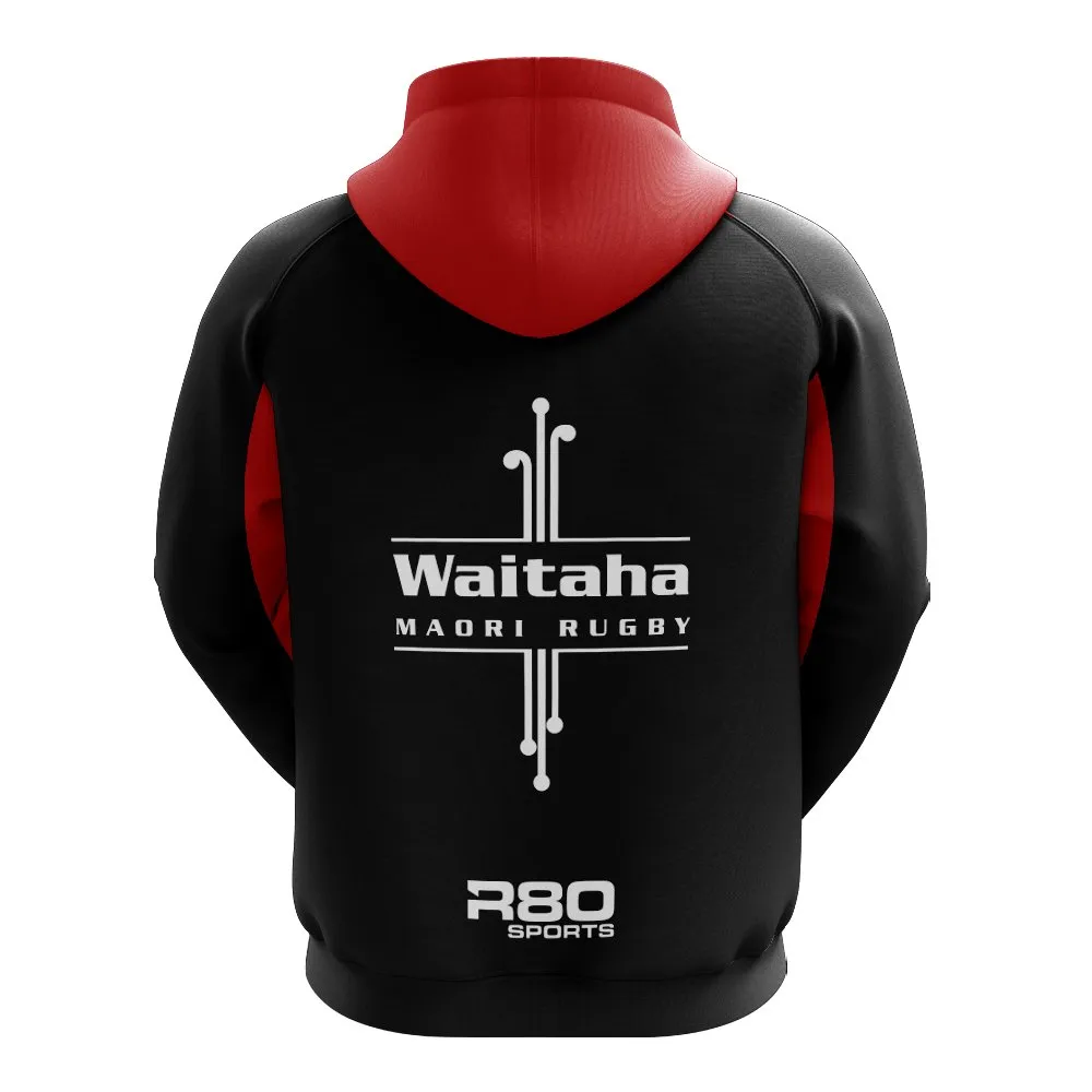 Waitaha Māori Rugby Cut and Sew Hoodies