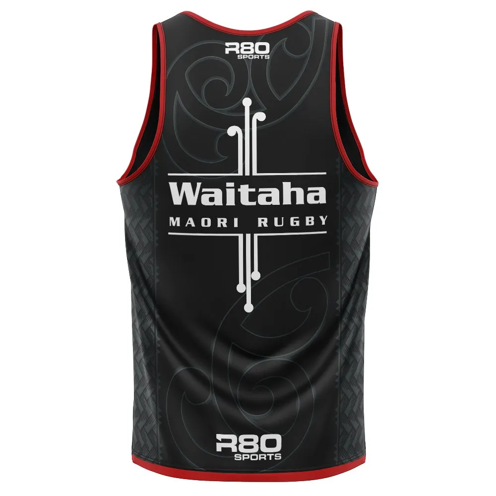 Waitaha Māori Rugby Sublimated Singlet