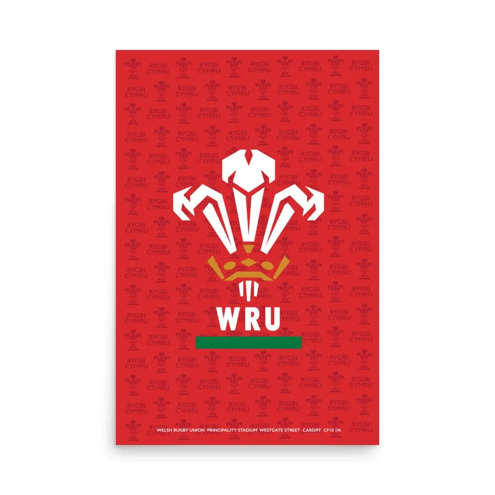 Wales Rugby 'Logo' Poster