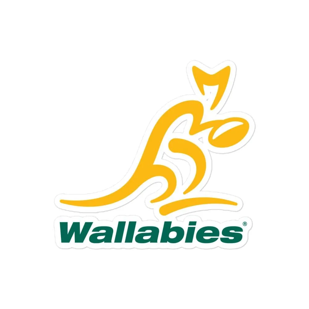 Wallabies Bubble-Free Stickers