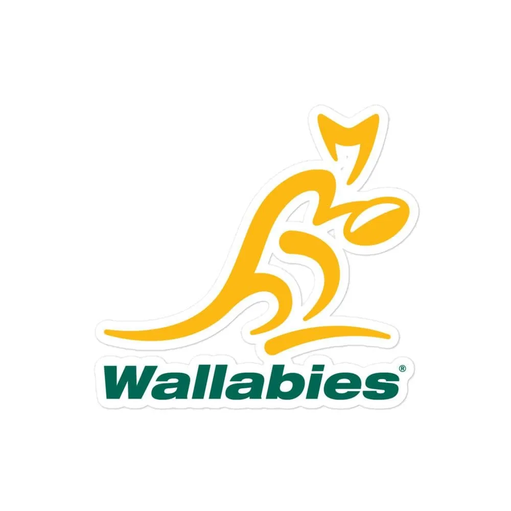Wallabies Bubble-Free Stickers