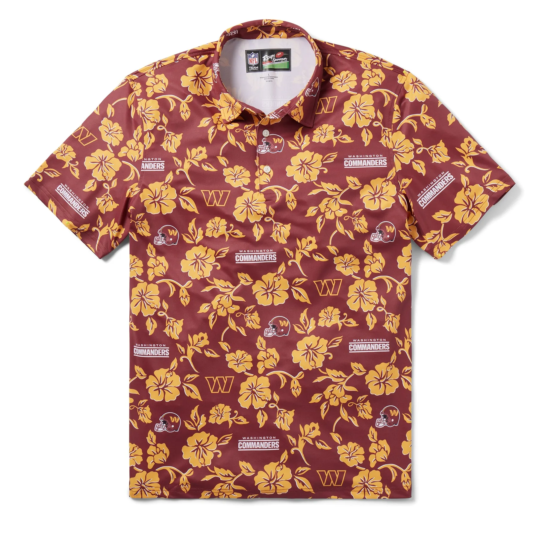 WASHINGTON COMMANDERS PUA PERFORMANCE POLO