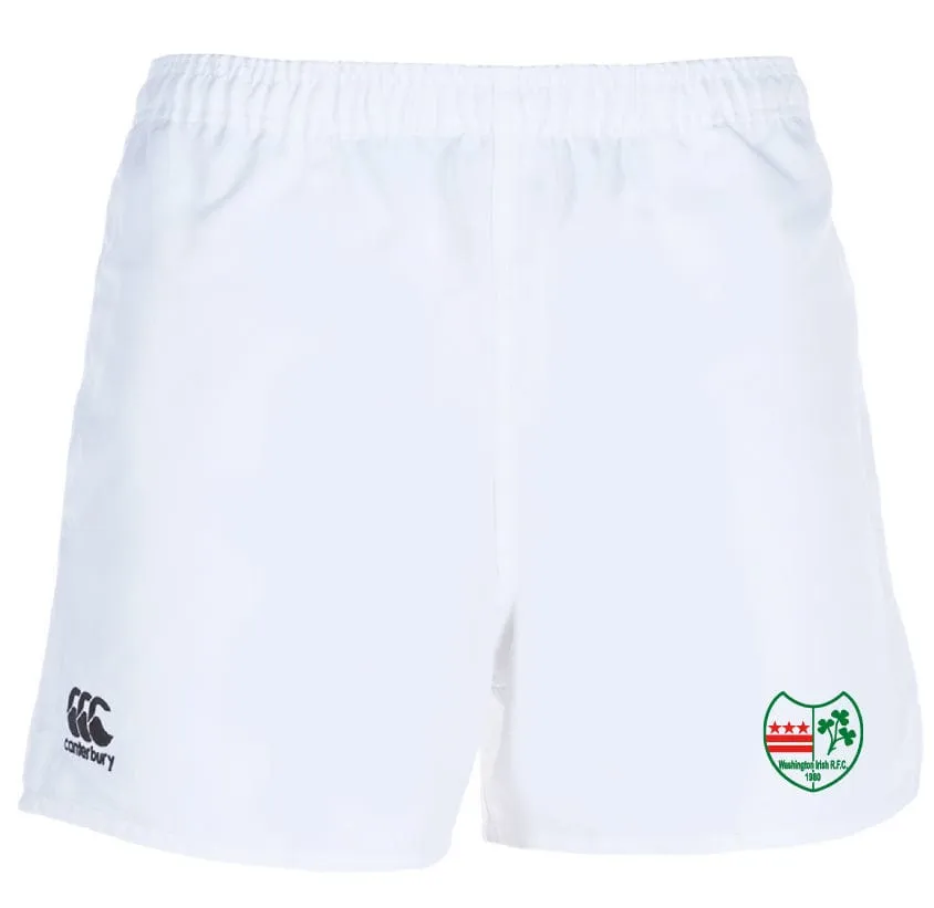 Washington Irish Rugby Professional Polyester Rugby Short by Canterbury