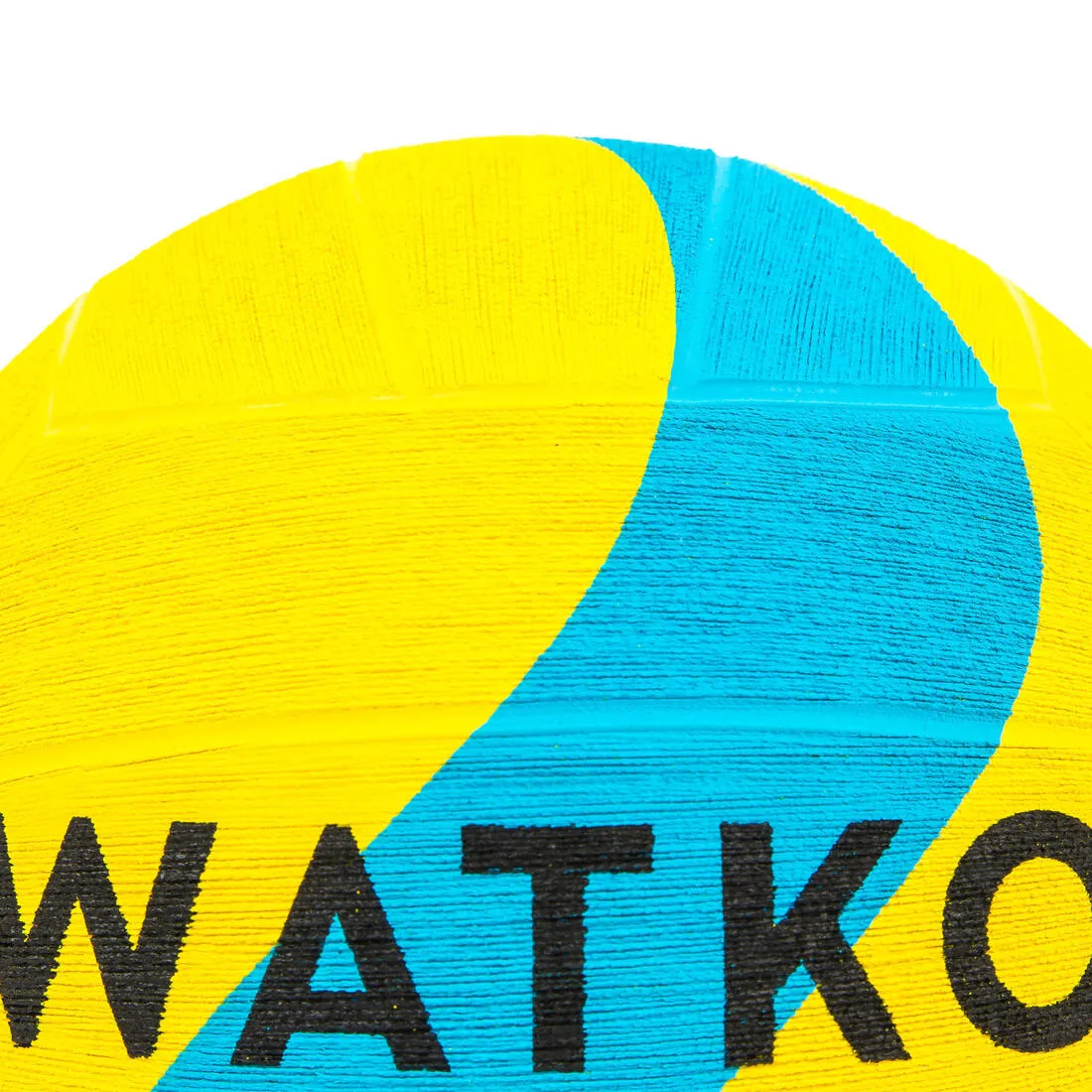 WATER POLO BALL WP500 OFFICIAL SIZE 4 - YELLOW/BLUE