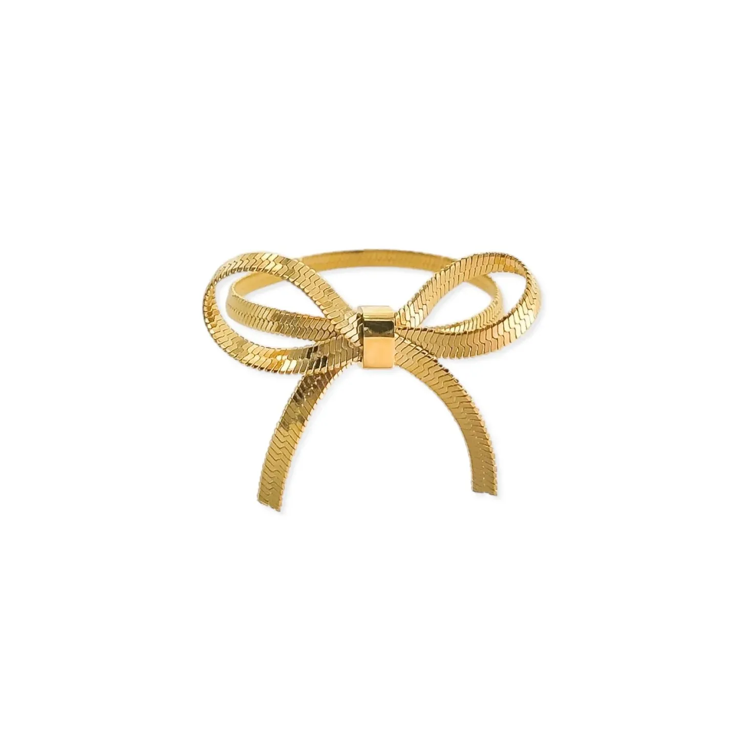 water resistant ribbon ring