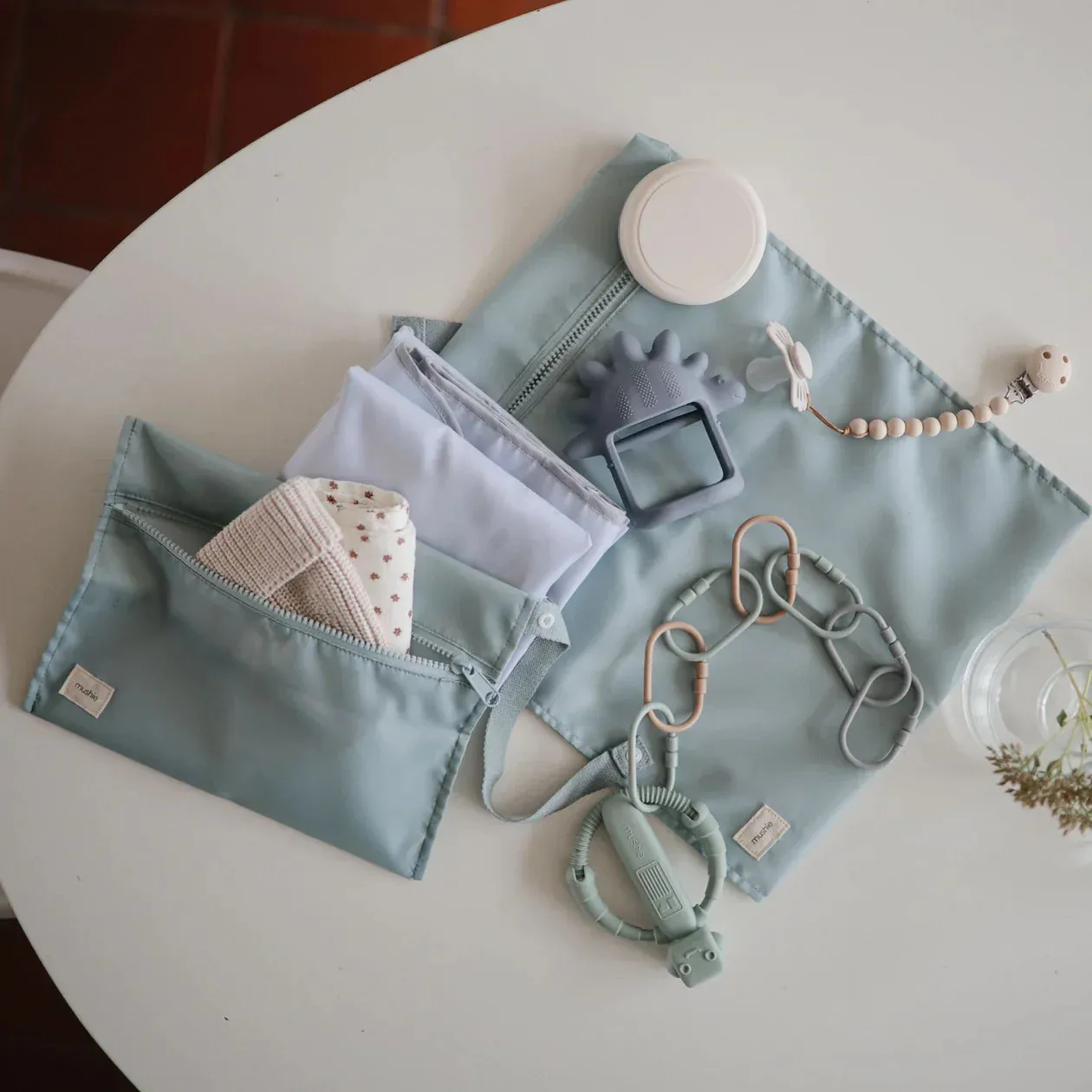 Water Resistant Wet Bag - 2 Pack - Blush