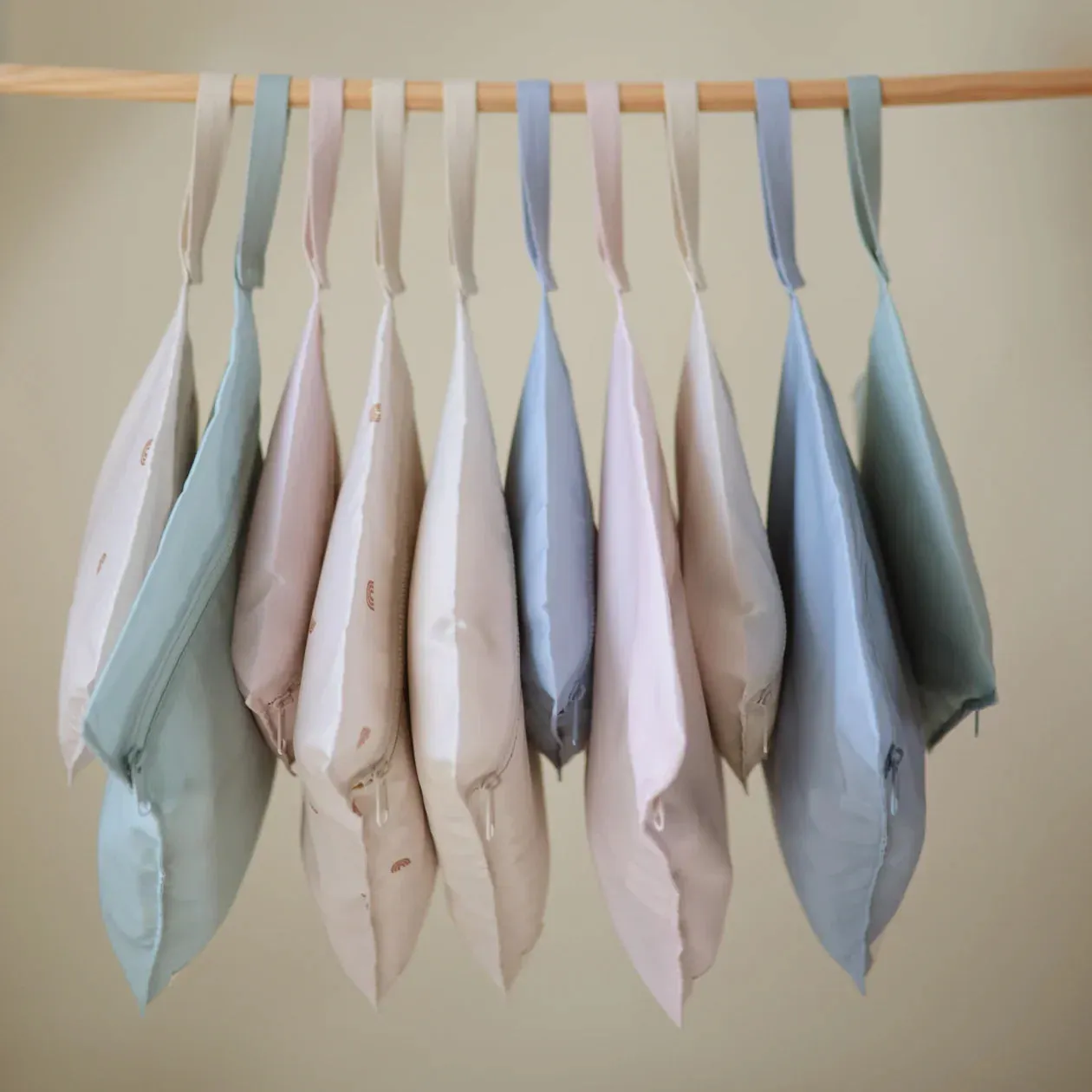 Water Resistant Wet Bag - 2 Pack - Blush