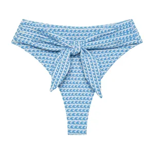 Wave Repeat Paula Tie-Up Bikini Bottom