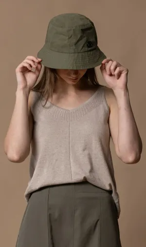 WAXED COTTON BUCKET HAT