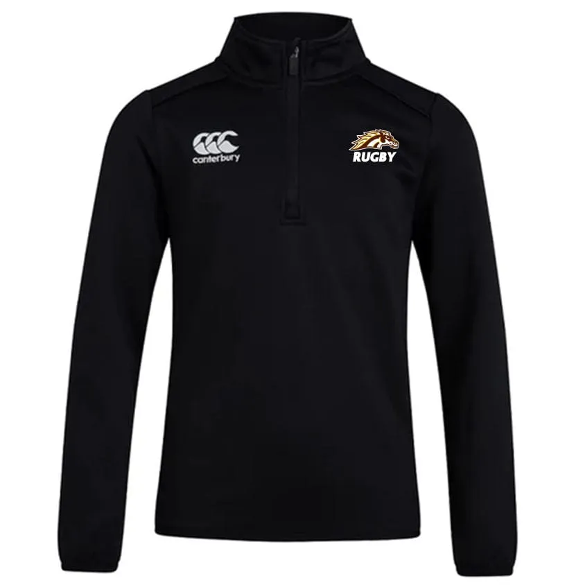 Western Michigan University Men's Rugby Club 1/4 Zip Mid Layer Training Top by Canterbury