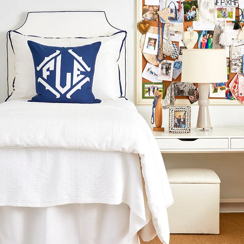 White Rugby Duvet Cover