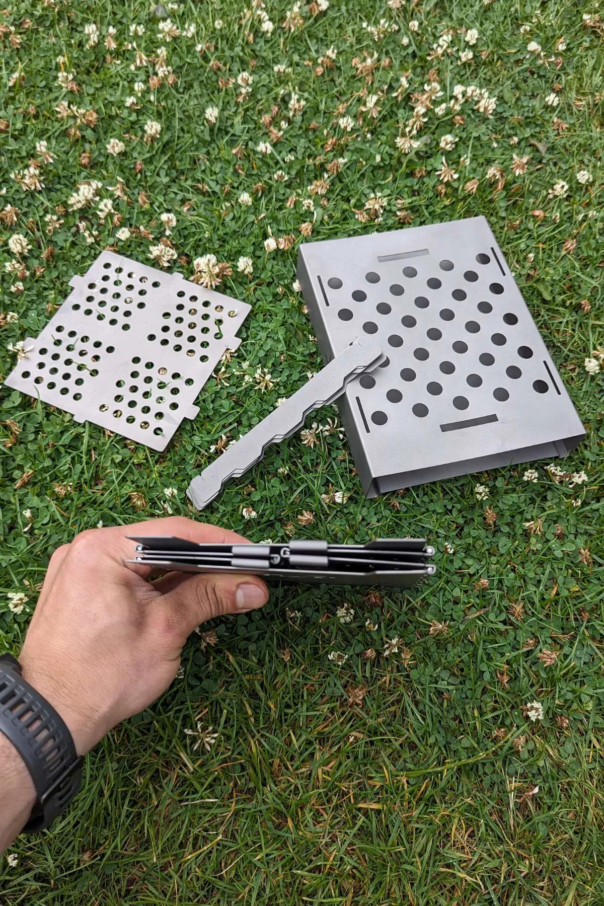 Wild Roots Portable Folding Titanium Wood Burning Stove
