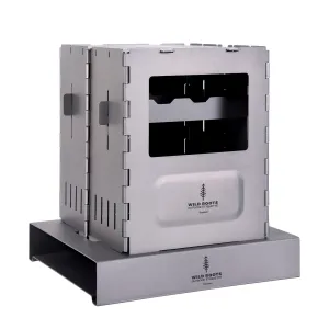 Wild Roots Portable Folding Titanium Wood Burning Stove