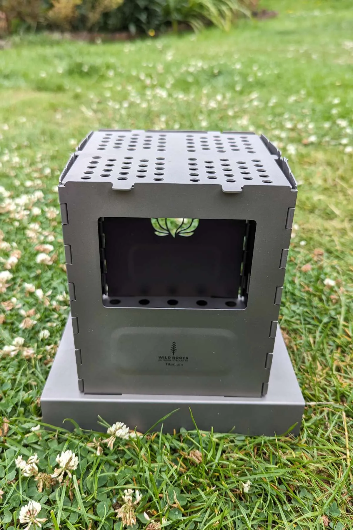 Wild Roots Portable Folding Titanium Wood Burning Stove