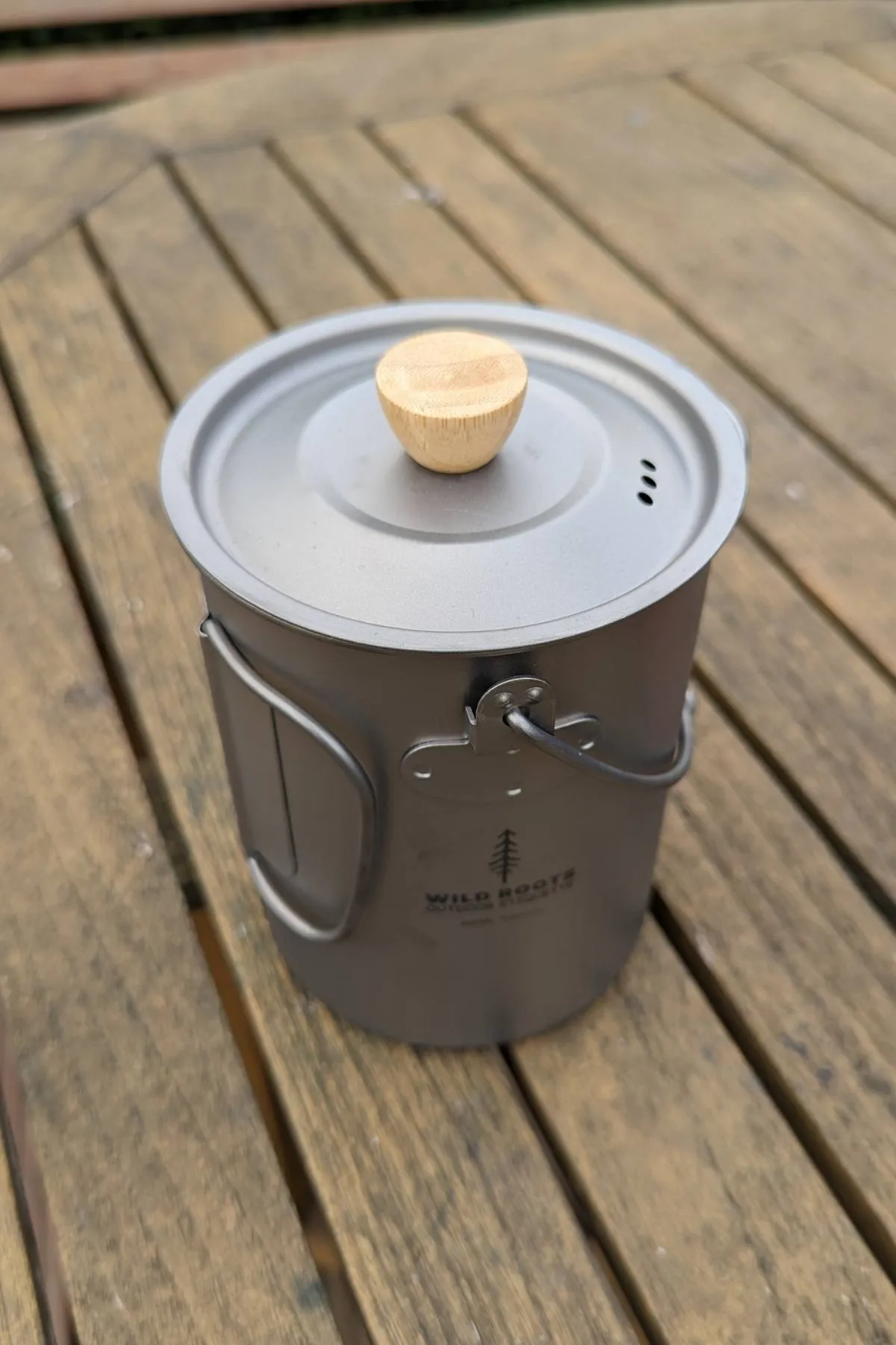 Wild Roots Titanium Lightweight Coffee Press 900ml