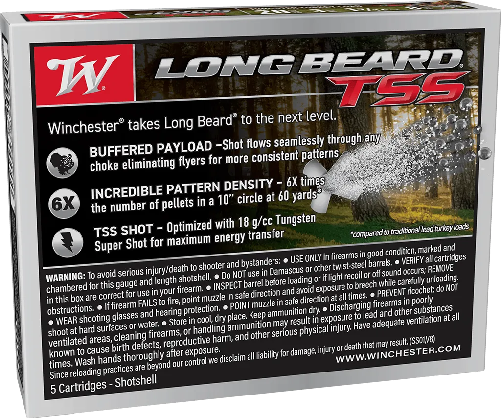 Winchester Long Beard TSS 20GA 3" 1-5/8 OZ #8