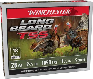 Winchester Long Beard TSS 28GA 2.75" 1-1/4 OZ #9