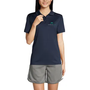 Women's Land's End Rapid Dry Polo - True Navy