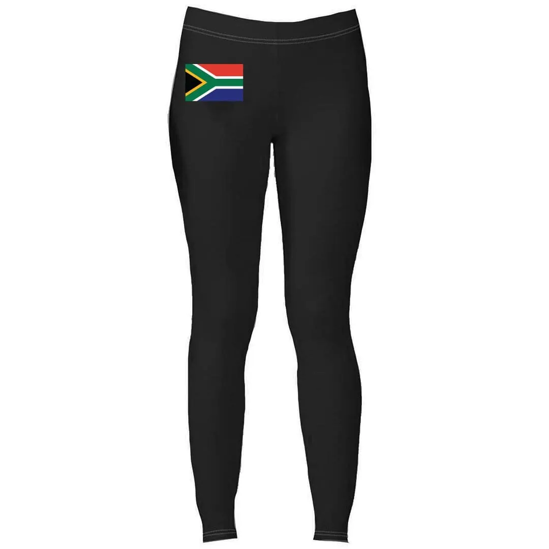 Women's South Africa Flag Leggings