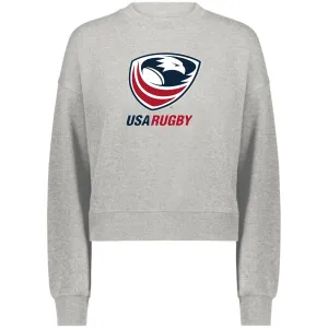 Women's USA Rugby Slouchy Crew Sweatshirt