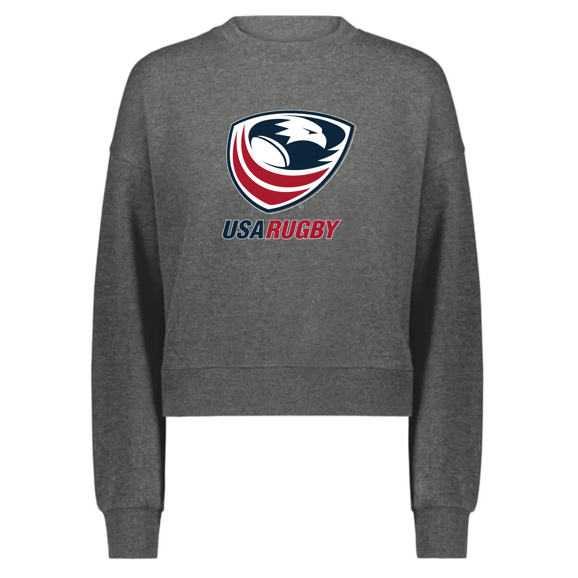 Women's USA Rugby Slouchy Crew Sweatshirt