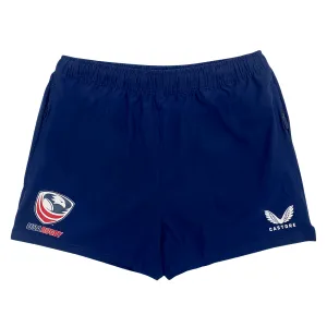 Women's USA Rugby Zippered Shorts by Castore