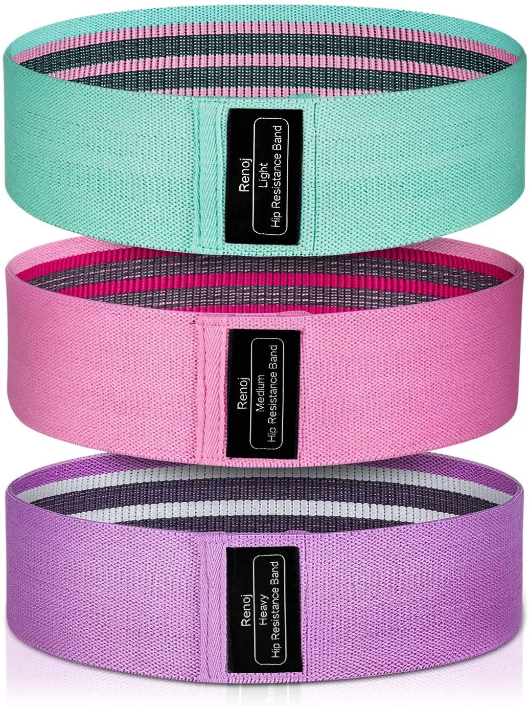 Workout Bands, Resistance Bands for Workout Equipment, 3 Levels Exercise Booty Bands