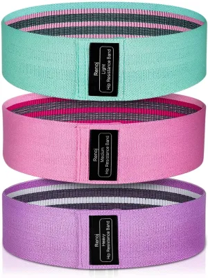 Workout Bands, Resistance Bands for Workout Equipment, 3 Levels Exercise Booty Bands