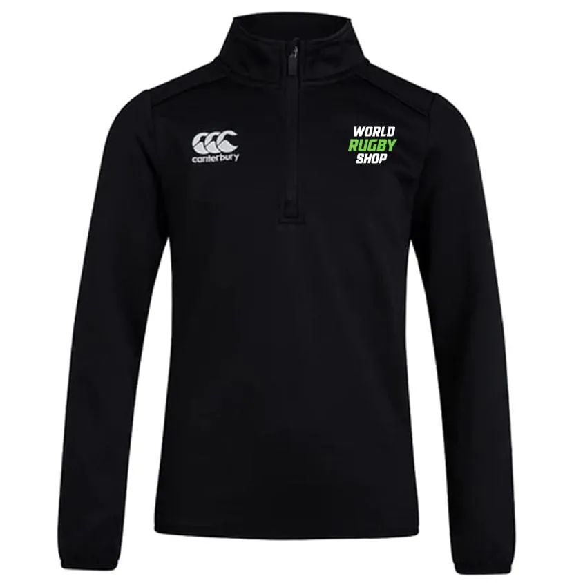 World Rugby Shop Club 1/4 Zip Mid Layer Training Top by Canterbury