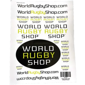 World Rugby Shop Sticker Sheet - 19 Stickers
