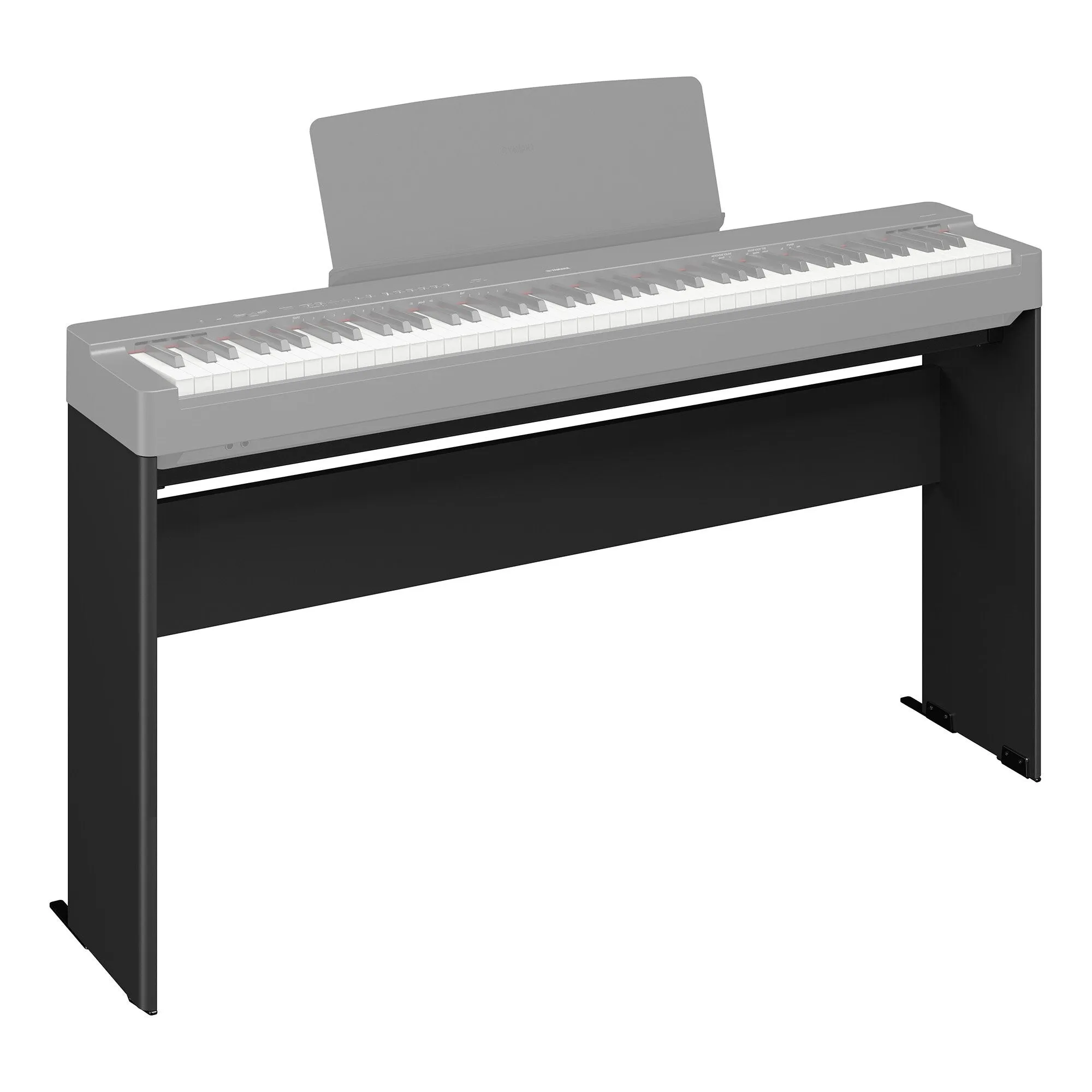 Yamaha L-200B Wooden Stand For P-255 Pianos - Black