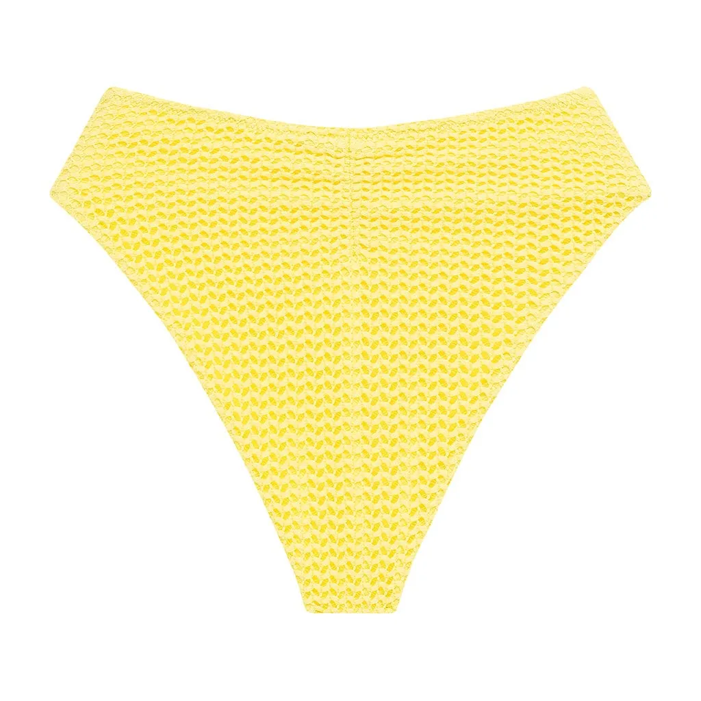 Yellow Crochet Paula Bikini Bottom