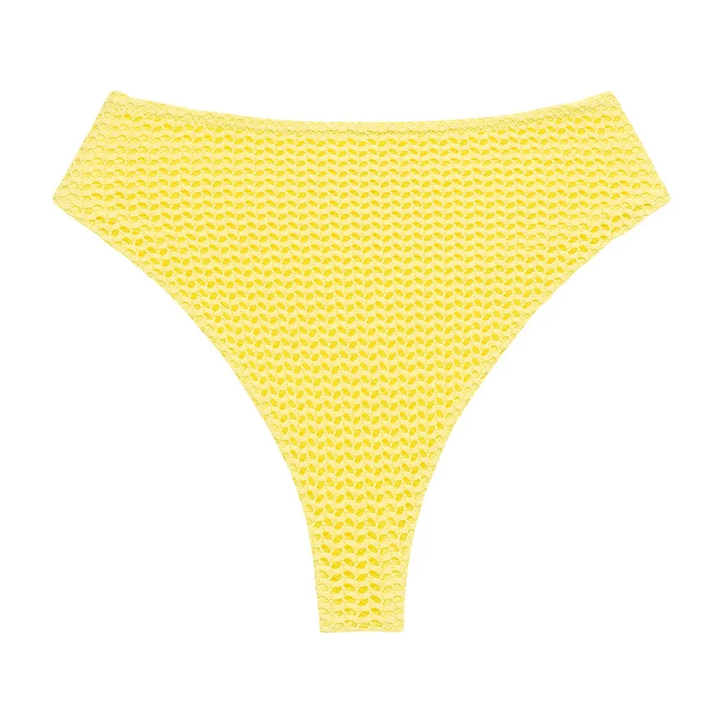 Yellow Crochet Paula Bikini Bottom