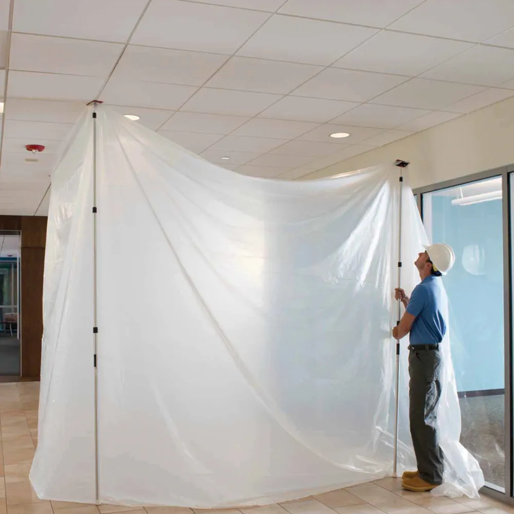 ZipWall 12' Spring-Loaded Poles 4 Pack