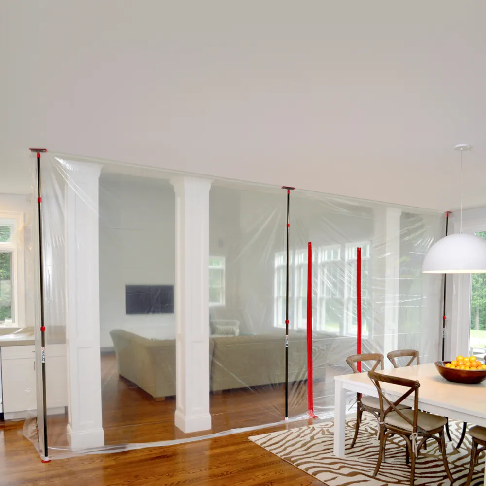 ZipWall ZipPole 10' Spring-Loaded Poles 2 Pack